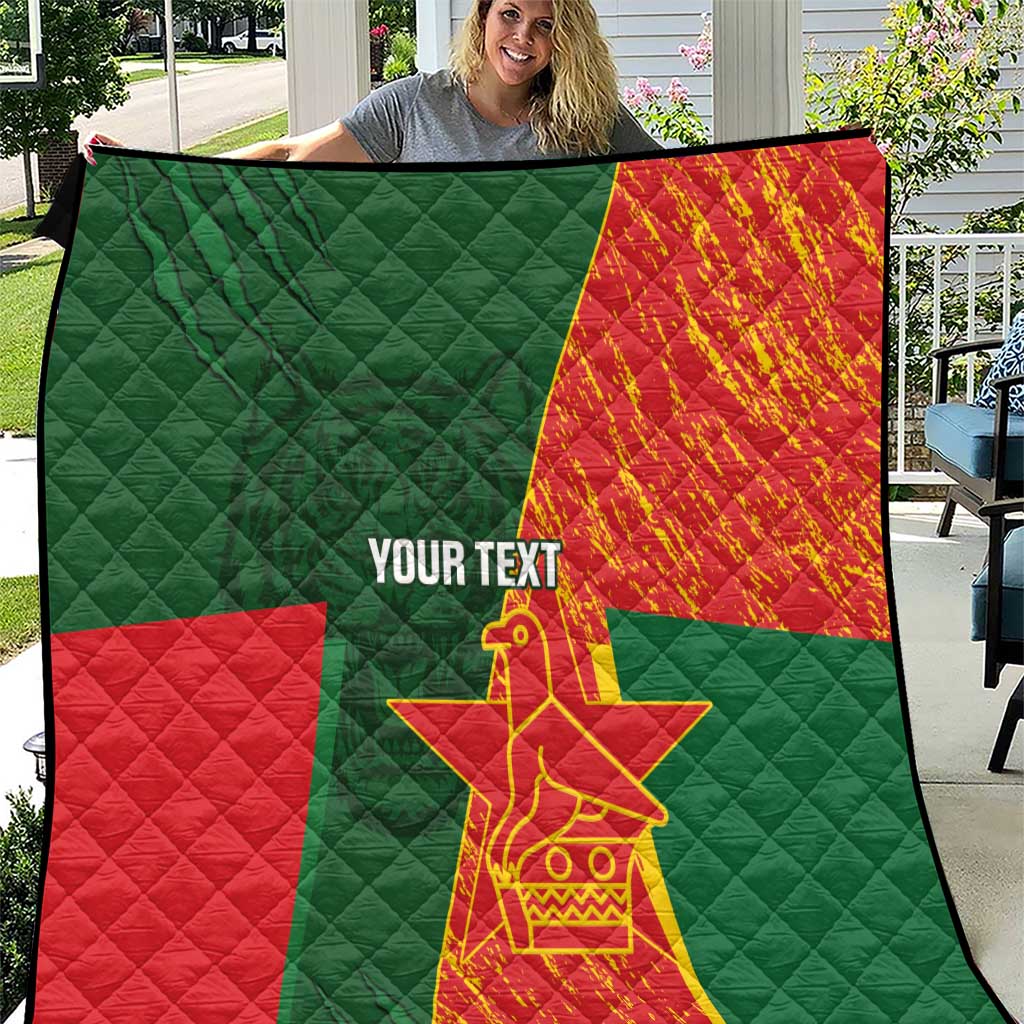 Custom Bangladesh And Zimbabwe Cricket Quilt 2025 Tigers Chevrons Together - Wonder Print Shop