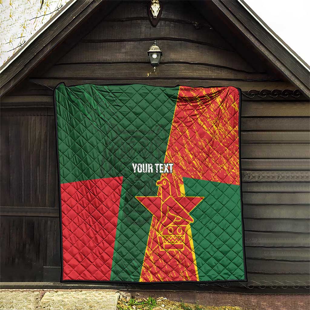 Custom Bangladesh And Zimbabwe Cricket Quilt 2025 Tigers Chevrons Together - Wonder Print Shop