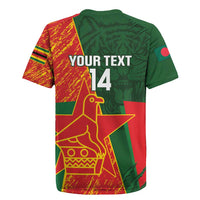 Custom Bangladesh And Zimbabwe Cricket Rugby Jersey 2025 Tigers Chevrons Together - Wonder Print Shop
