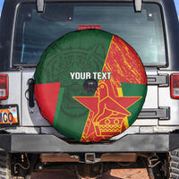 Custom Bangladesh And Zimbabwe Cricket Spare Tire Cover 2025 Tigers Chevrons Together - Wonder Print Shop