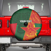 Custom Bangladesh And Zimbabwe Cricket Spare Tire Cover 2025 Tigers Chevrons Together - Wonder Print Shop
