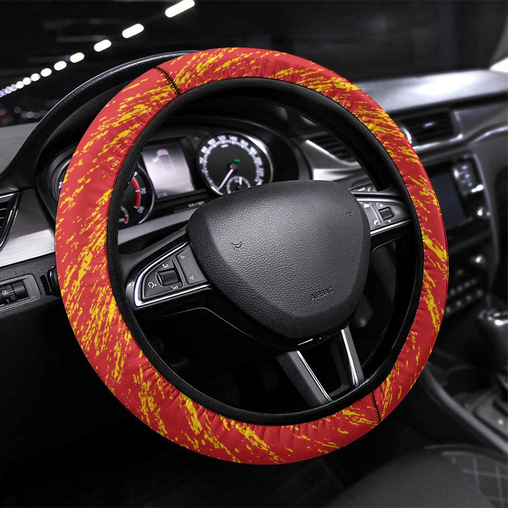Bangladesh And Zimbabwe Cricket Steering Wheel Cover 2025 Tigers Chevrons Together - Wonder Print Shop