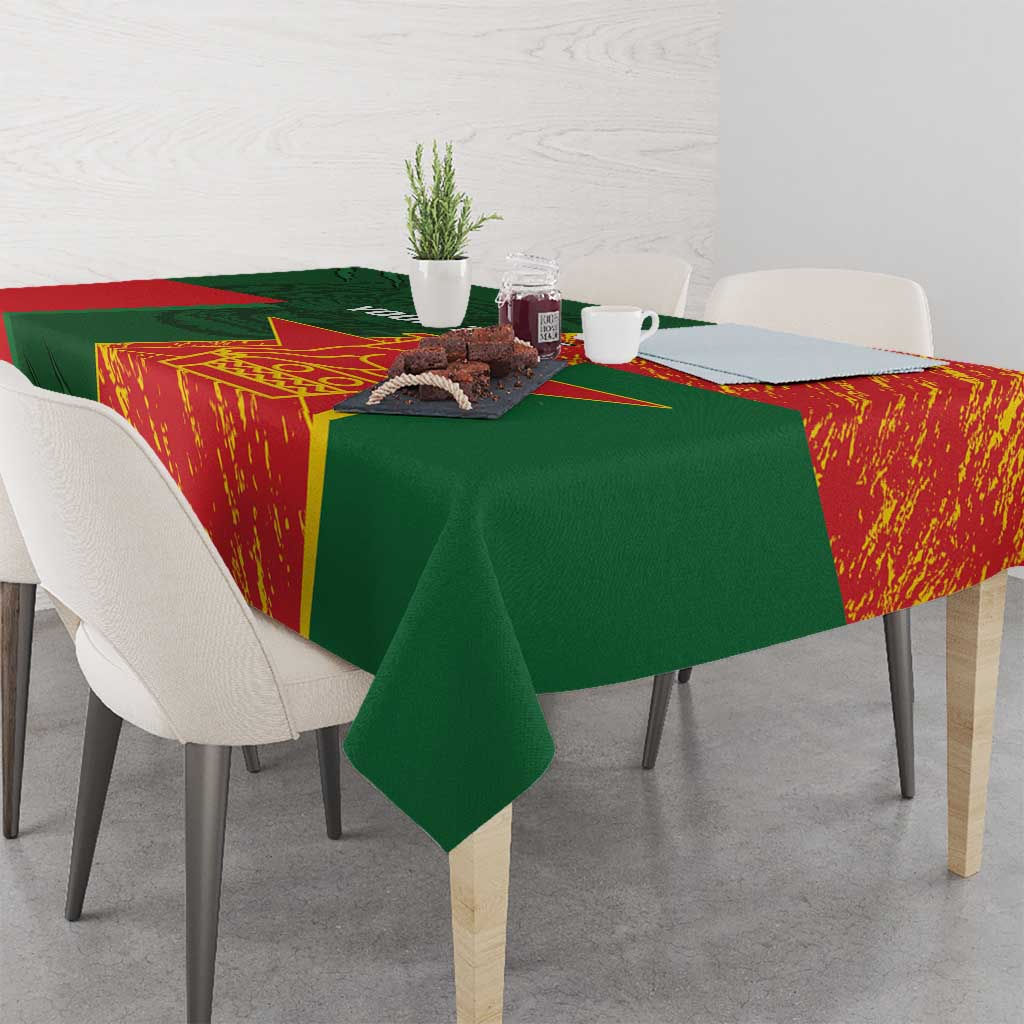 Custom Bangladesh And Zimbabwe Cricket Tablecloth 2025 Tigers Chevrons Together - Wonder Print Shop
