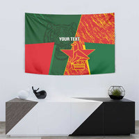 Custom Bangladesh And Zimbabwe Cricket Tapestry 2025 Tigers Chevrons Together - Wonder Print Shop