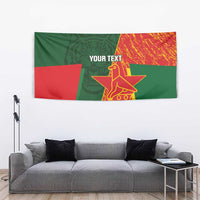 Custom Bangladesh And Zimbabwe Cricket Tapestry 2025 Tigers Chevrons Together - Wonder Print Shop