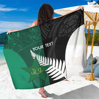 Custom New Zealand And Pakistan Cricket Sarong 2025 Black Cap Shaheens Together - Wonder Print Shop