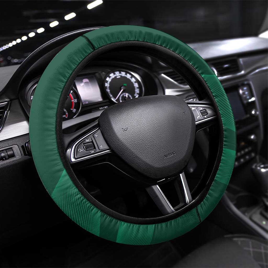 New Zealand And Pakistan Cricket Steering Wheel Cover 2025 Black Cap Shaheens Together - Wonder Print Shop