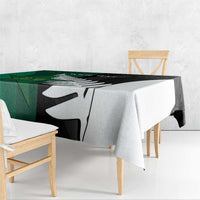 Custom New Zealand And Pakistan Cricket Tablecloth 2025 Black Cap Shaheens Together - Wonder Print Shop