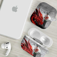 Wales Cardiff Capital AirPods Case Welsh Red Dragon Castell Caerdydd - Wonder Print Shop