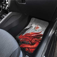 Wales Cardiff Capital Car Mats Welsh Red Dragon Castell Caerdydd - Wonder Print Shop