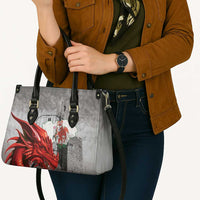 Wales Cardiff Capital Leather Bag Welsh Red Dragon Castell Caerdydd - Wonder Print Shop
