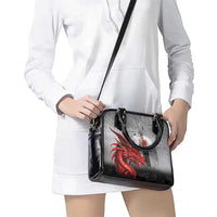 Wales Cardiff Capital Shoulder Handbag Welsh Red Dragon Castell Caerdydd - Wonder Print Shop