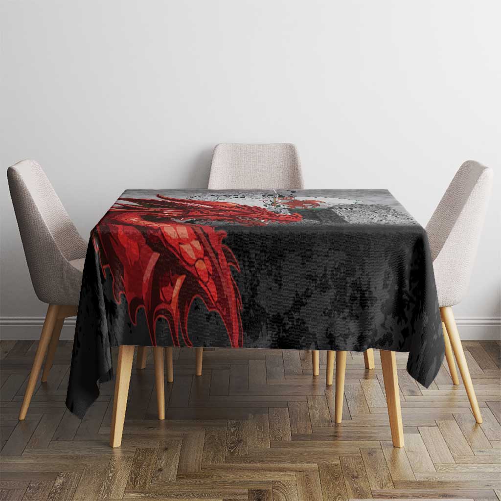 Wales Cardiff Capital Tablecloth Welsh Red Dragon Castell Caerdydd - Wonder Print Shop