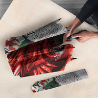 Wales Cardiff Capital Umbrella Welsh Red Dragon Castell Caerdydd - Wonder Print Shop