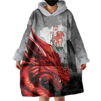Wales Cardiff Capital Wearable Blanket Hoodie Welsh Red Dragon Castell Caerdydd - Wonder Print Shop