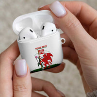Personalised Wales Cardiff Capital AirPods Case Welsh Dragon Glamorgan Flag Style - Wonder Print Shop