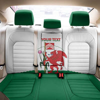 Personalised Wales Cardiff Capital Back Car Seat Cover Welsh Dragon Glamorgan Flag Style - Wonder Print Shop