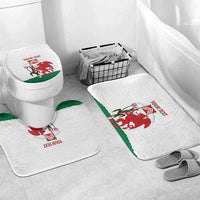 Personalised Wales Cardiff Capital Bathroom Set Welsh Dragon Glamorgan Flag Style - Wonder Print Shop