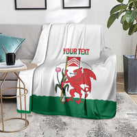 Personalised Wales Cardiff Capital Blanket Welsh Dragon Glamorgan Flag Style - Wonder Print Shop