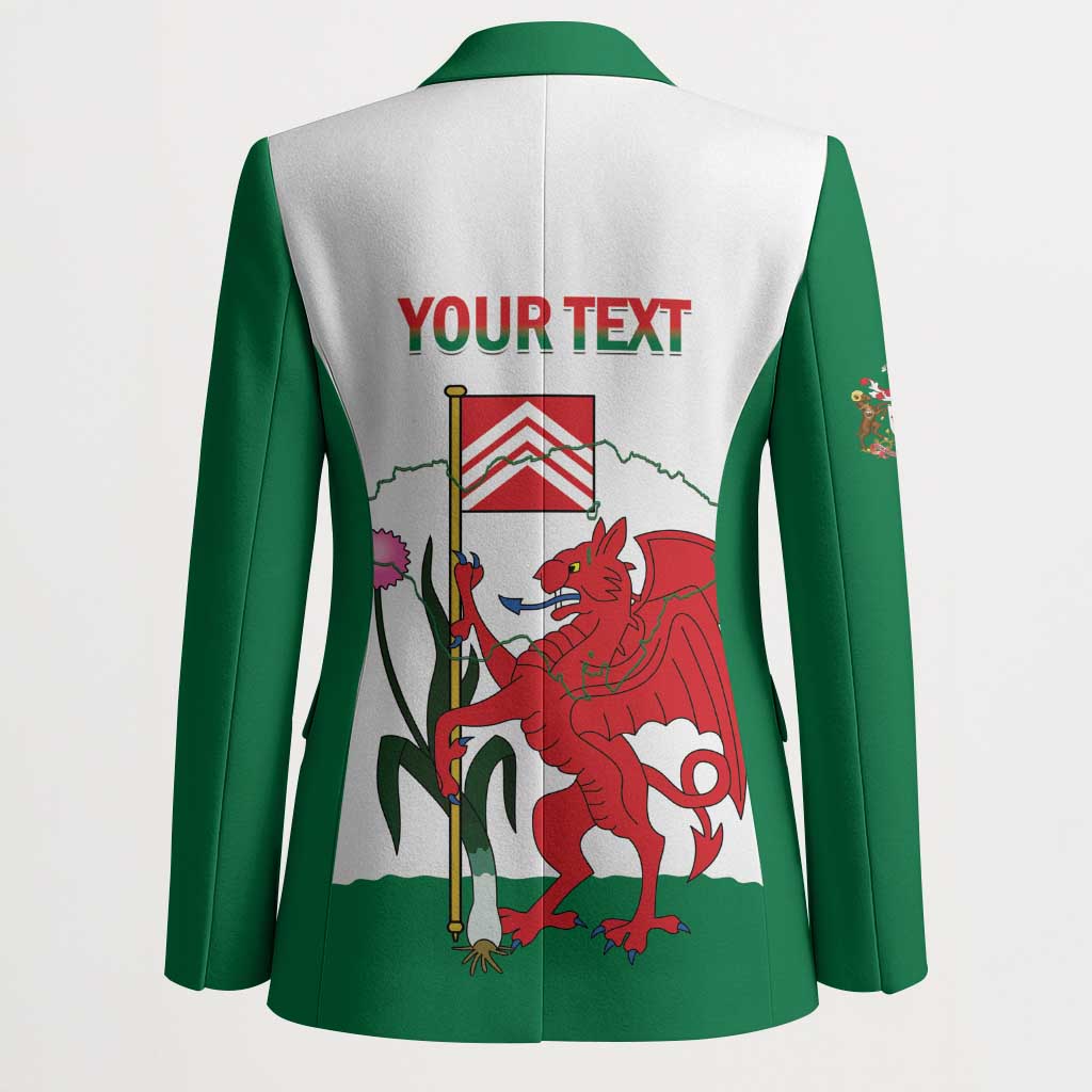 Personalised Wales Cardiff Capital Blazer Welsh Dragon Glamorgan Flag Style - Wonder Print Shop