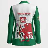 Personalised Wales Cardiff Capital Blazer Welsh Dragon Glamorgan Flag Style - Wonder Print Shop