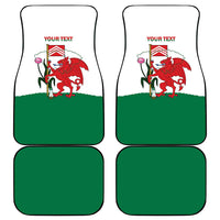 Personalised Wales Cardiff Capital Car Mats Welsh Dragon Glamorgan Flag Style - Wonder Print Shop