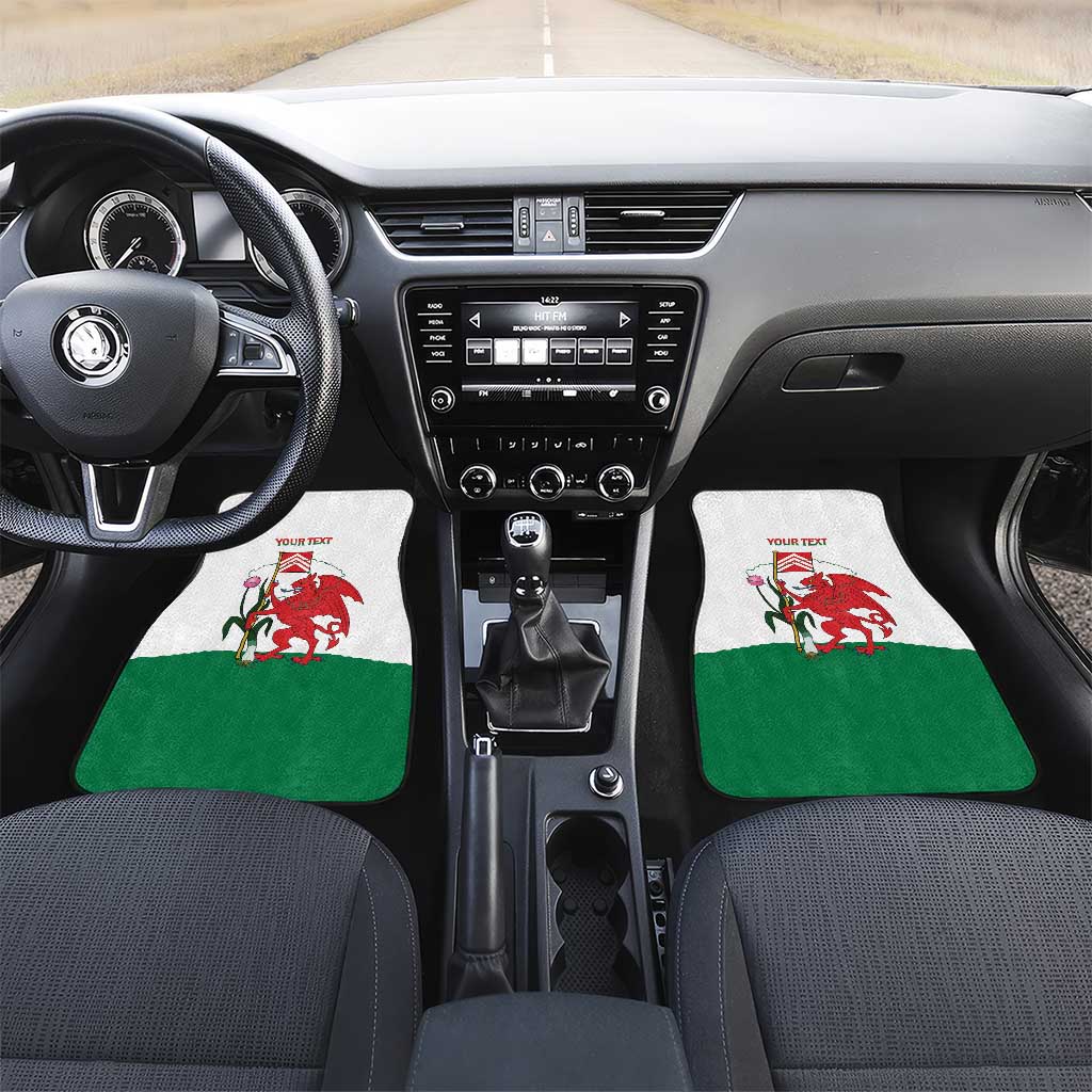 Personalised Wales Cardiff Capital Car Mats Welsh Dragon Glamorgan Flag Style - Wonder Print Shop
