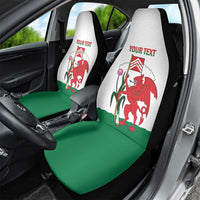 Personalised Wales Cardiff Capital Car Seat Cover Welsh Dragon Glamorgan Flag Style - Wonder Print Shop