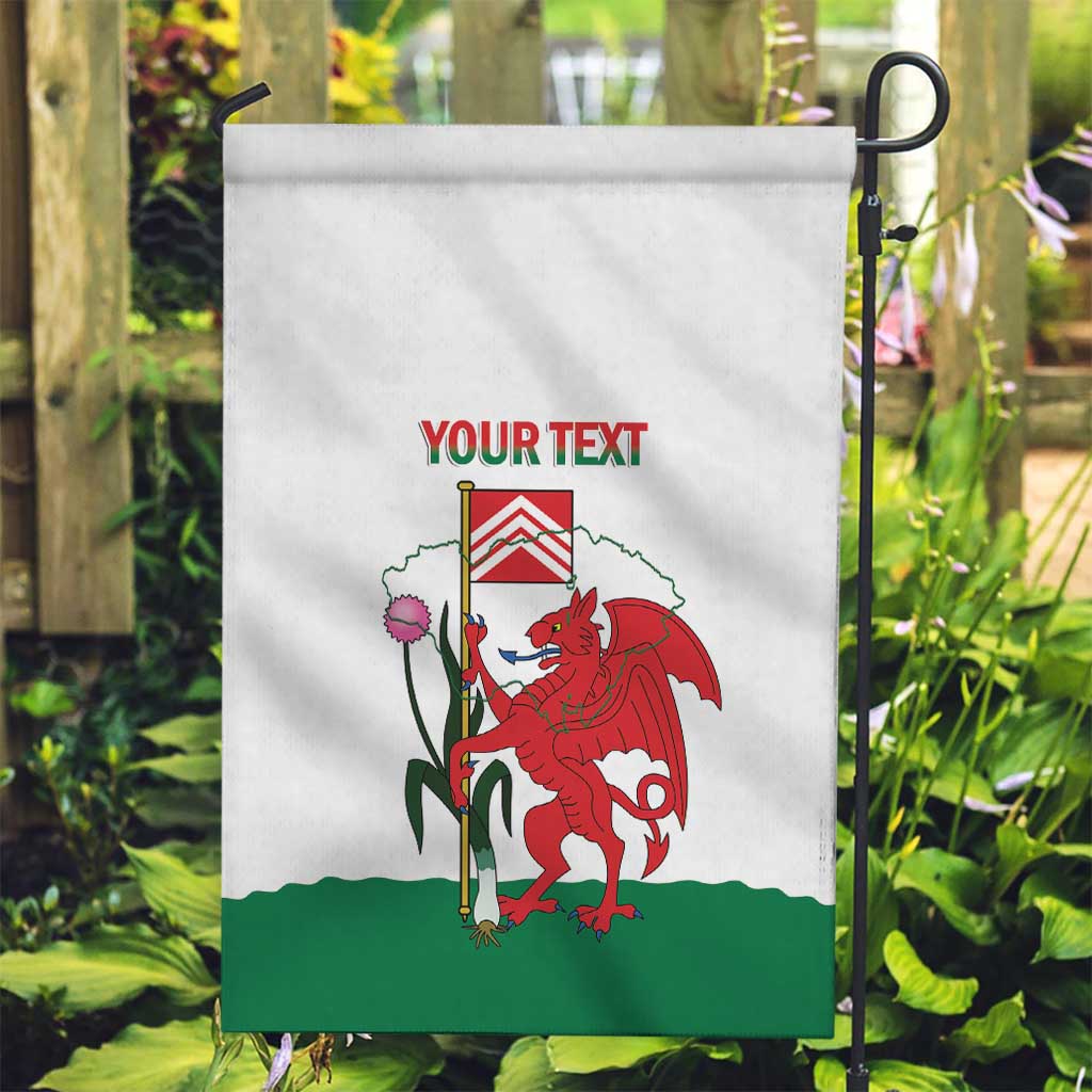 Personalised Wales Cardiff Capital Garden Flag Welsh Dragon Glamorgan Flag Style - Wonder Print Shop
