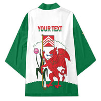 Personalised Wales Cardiff Capital Kimono Welsh Dragon Glamorgan Flag Style - Wonder Print Shop