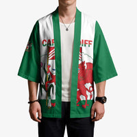 Personalised Wales Cardiff Capital Kimono Welsh Dragon Glamorgan Flag Style - Wonder Print Shop