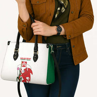 Personalised Wales Cardiff Capital Leather Bag Welsh Dragon Glamorgan Flag Style - Wonder Print Shop