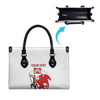 Personalised Wales Cardiff Capital Leather Bag Welsh Dragon Glamorgan Flag Style - Wonder Print Shop