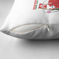 Personalised Wales Cardiff Capital Pillow Cover Welsh Dragon Glamorgan Flag Style - Wonder Print Shop