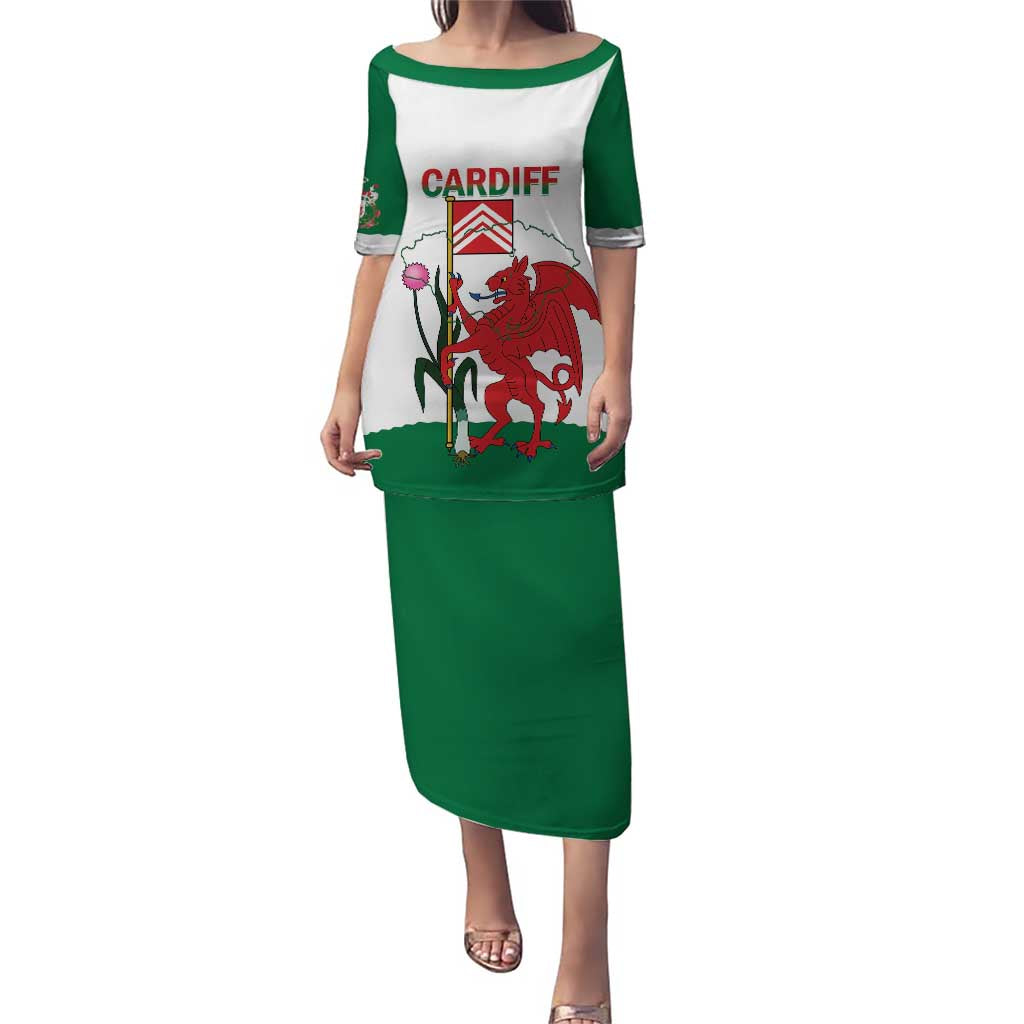 Personalised Wales Cardiff Capital Puletasi Welsh Dragon Glamorgan Flag Style - Wonder Print Shop