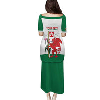 Personalised Wales Cardiff Capital Puletasi Welsh Dragon Glamorgan Flag Style - Wonder Print Shop