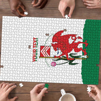 Personalised Wales Cardiff Capital Puzzle Welsh Dragon Glamorgan Flag Style - Wonder Print Shop