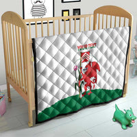 Personalised Wales Cardiff Capital Quilt Welsh Dragon Glamorgan Flag Style - Wonder Print Shop