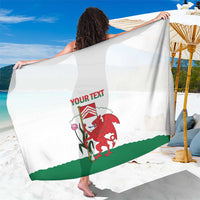 Personalised Wales Cardiff Capital Sarong Welsh Dragon Glamorgan Flag Style - Wonder Print Shop