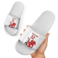 Personalised Wales Cardiff Capital Slide Sandals Welsh Dragon Glamorgan Flag Style - Wonder Print Shop