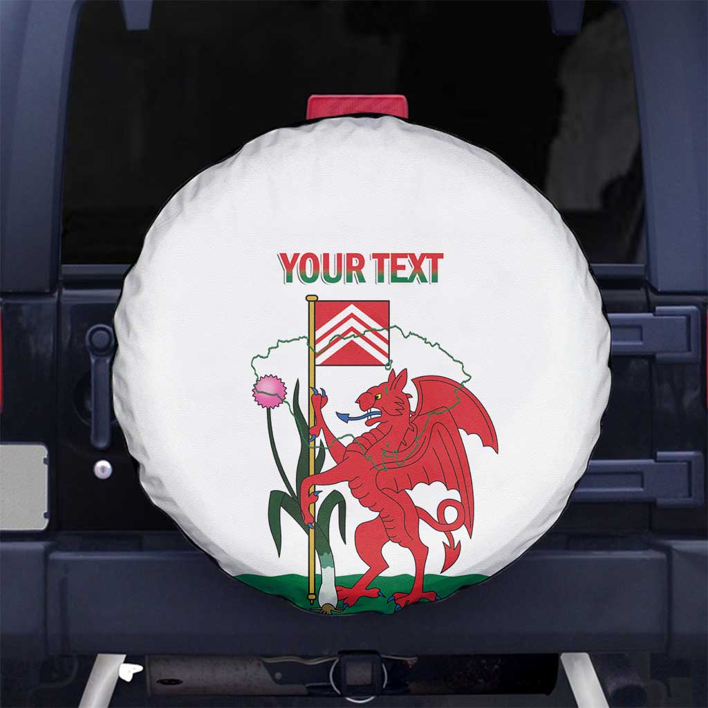 Personalised Wales Cardiff Capital Spare Tire Cover Welsh Dragon Glamorgan Flag Style - Wonder Print Shop