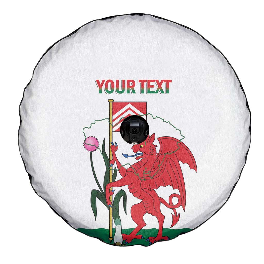 Personalised Wales Cardiff Capital Spare Tire Cover Welsh Dragon Glamorgan Flag Style - Wonder Print Shop