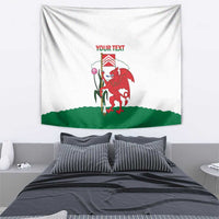 Personalised Wales Cardiff Capital Tapestry Welsh Dragon Glamorgan Flag Style - Wonder Print Shop