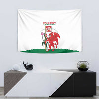 Personalised Wales Cardiff Capital Tapestry Welsh Dragon Glamorgan Flag Style - Wonder Print Shop