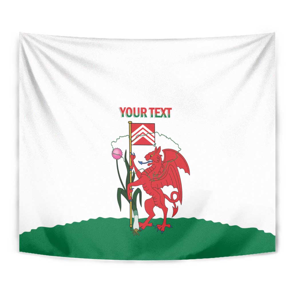 Personalised Wales Cardiff Capital Tapestry Welsh Dragon Glamorgan Flag Style - Wonder Print Shop