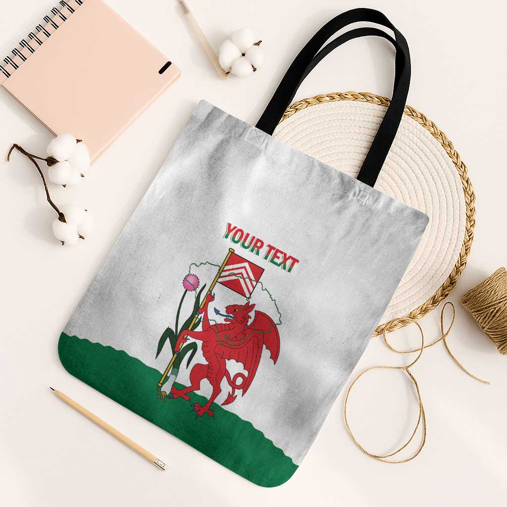 Personalised Wales Cardiff Capital Tote Bag Welsh Dragon Glamorgan Flag Style - Wonder Print Shop
