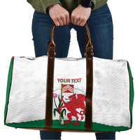 Personalised Wales Cardiff Capital Travel Bag Welsh Dragon Glamorgan Flag Style - Wonder Print Shop