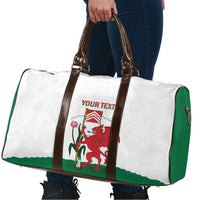Personalised Wales Cardiff Capital Travel Bag Welsh Dragon Glamorgan Flag Style - Wonder Print Shop