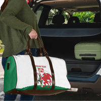 Personalised Wales Cardiff Capital Travel Bag Welsh Dragon Glamorgan Flag Style - Wonder Print Shop