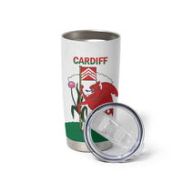 Personalised Wales Cardiff Capital Tumbler Cup Welsh Dragon Glamorgan Flag Style - Wonder Print Shop